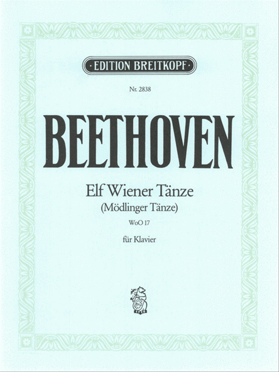 11 Viennese Dances WoO 17 Piano Solo scores gallery preview page 1