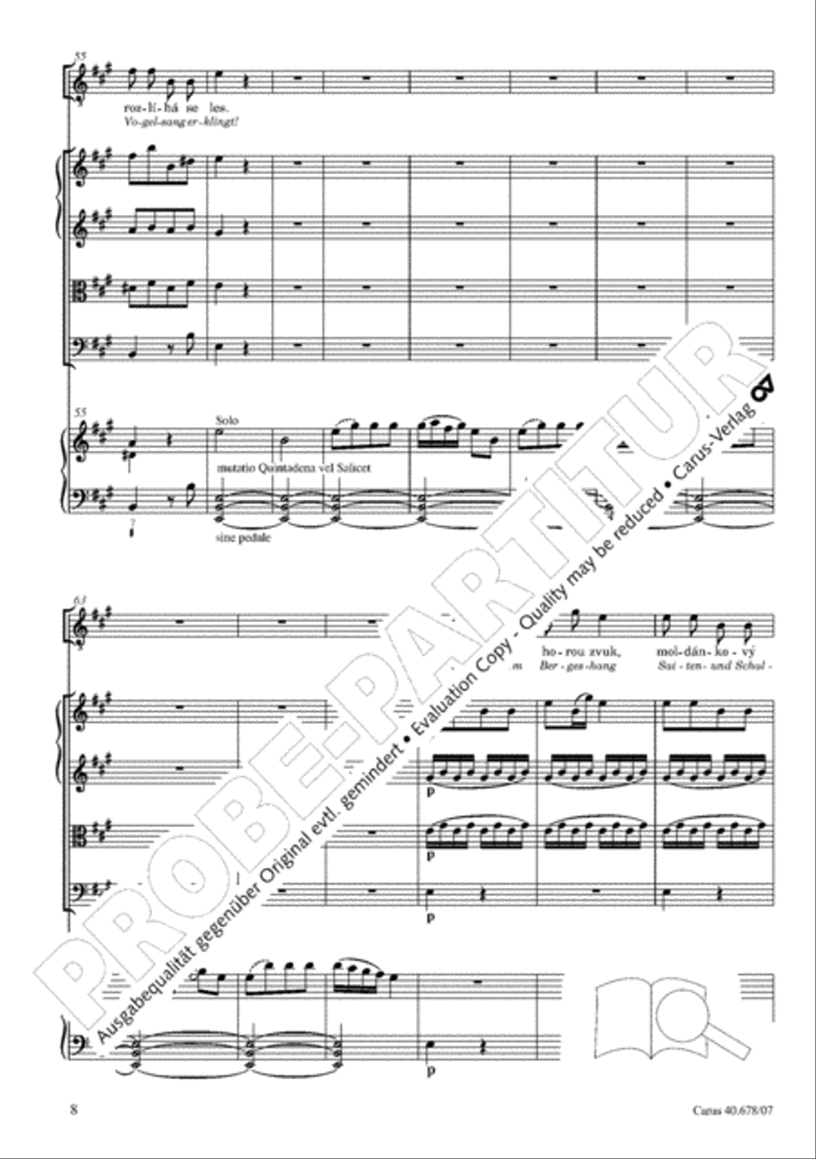 Missa pastoralis bohemica 4-Part scores gallery preview page 21