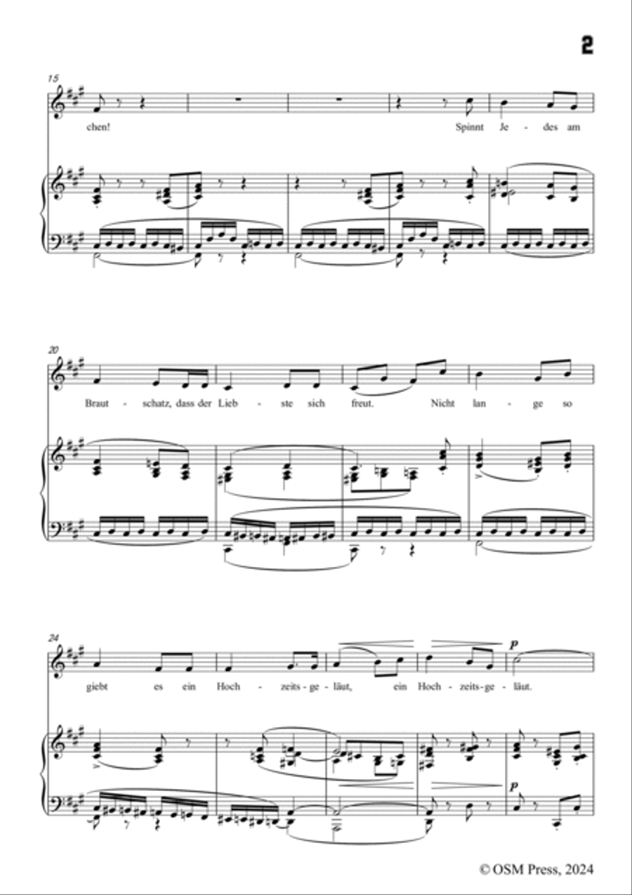A. Jensen-Die Einsame(Auf die Nacht in den Spinnstuben),in f sharp minor,Op.22 No.6 Voice scores gallery preview page 3
