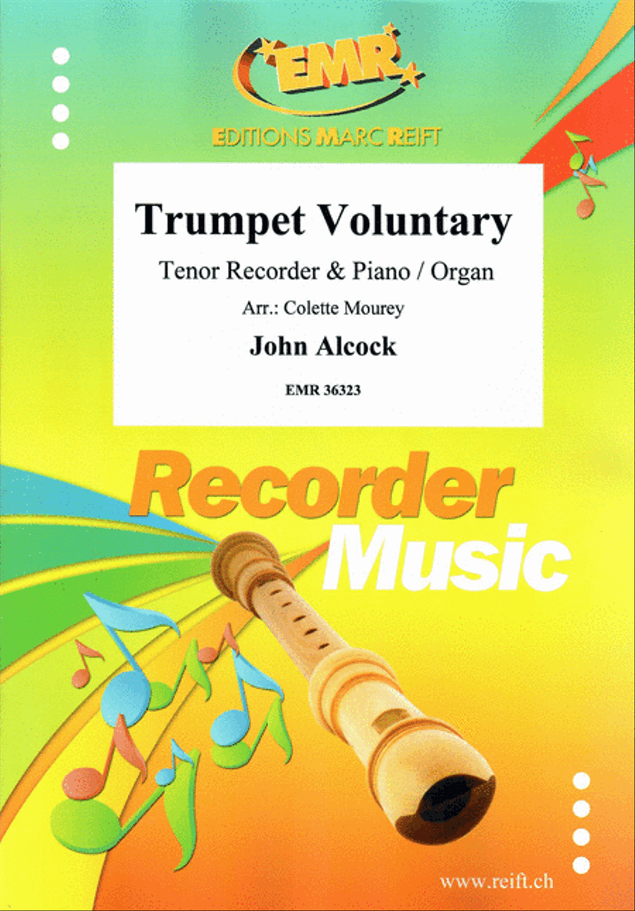 Trumpet Voluntary Tenor Recorder scores gallery preview page 1