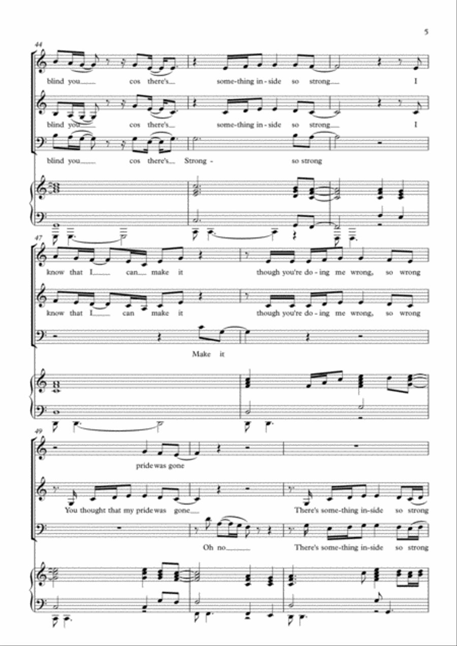 (something Inside) So Strong 3-Part scores gallery preview page 5