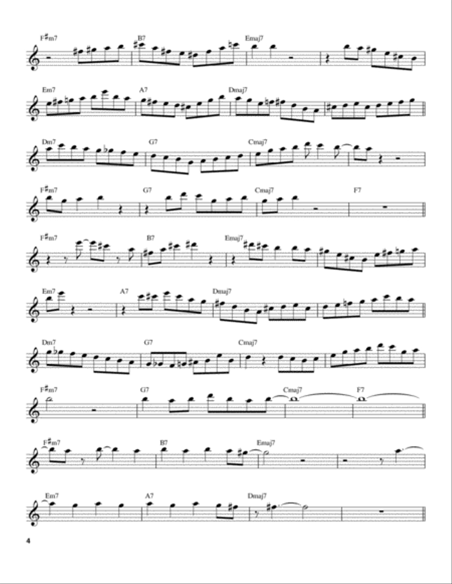 Tune Up Tune Up Tenor Saxophone scores gallery preview page 4