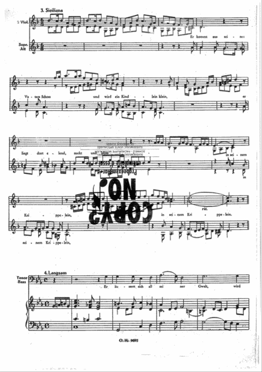 Weihnachtskantate Chorpartitur Choir scores gallery preview page 5