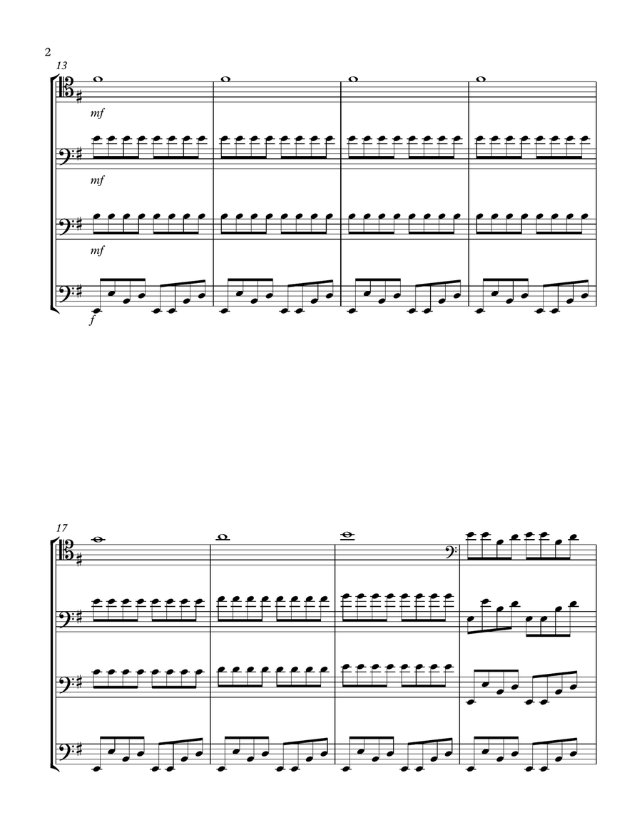 Livin' On A Prayer Cello scores gallery preview page 2