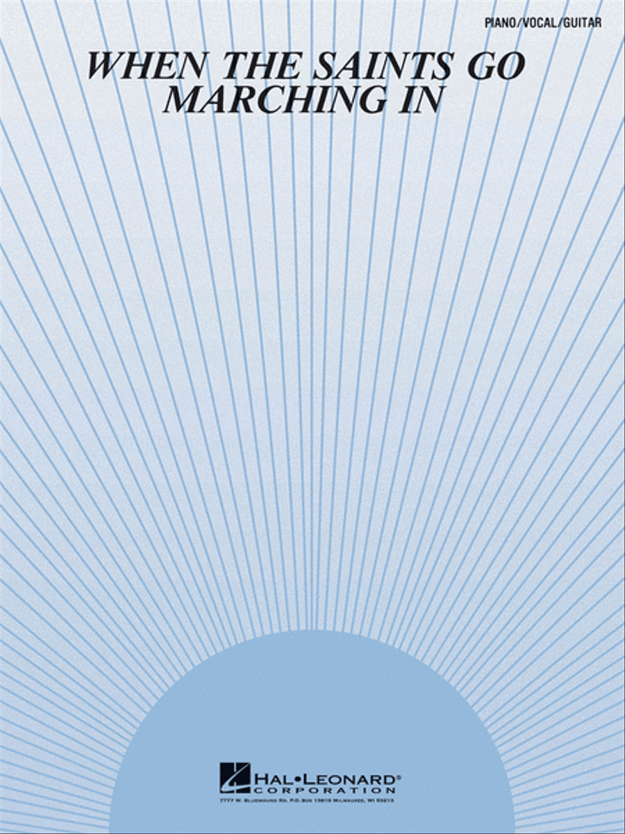When The Saints Go Marching In (PVG) Piano, Vocal, Guitar scores gallery preview page 1
