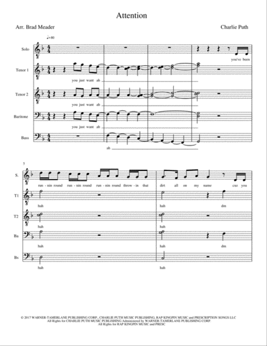 Attention TTBB scores gallery preview page 1