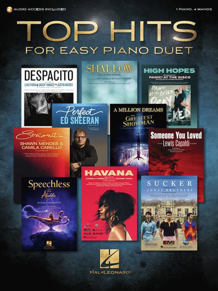 Top Hits for Easy Piano Duet with Recorded Accompaniments
