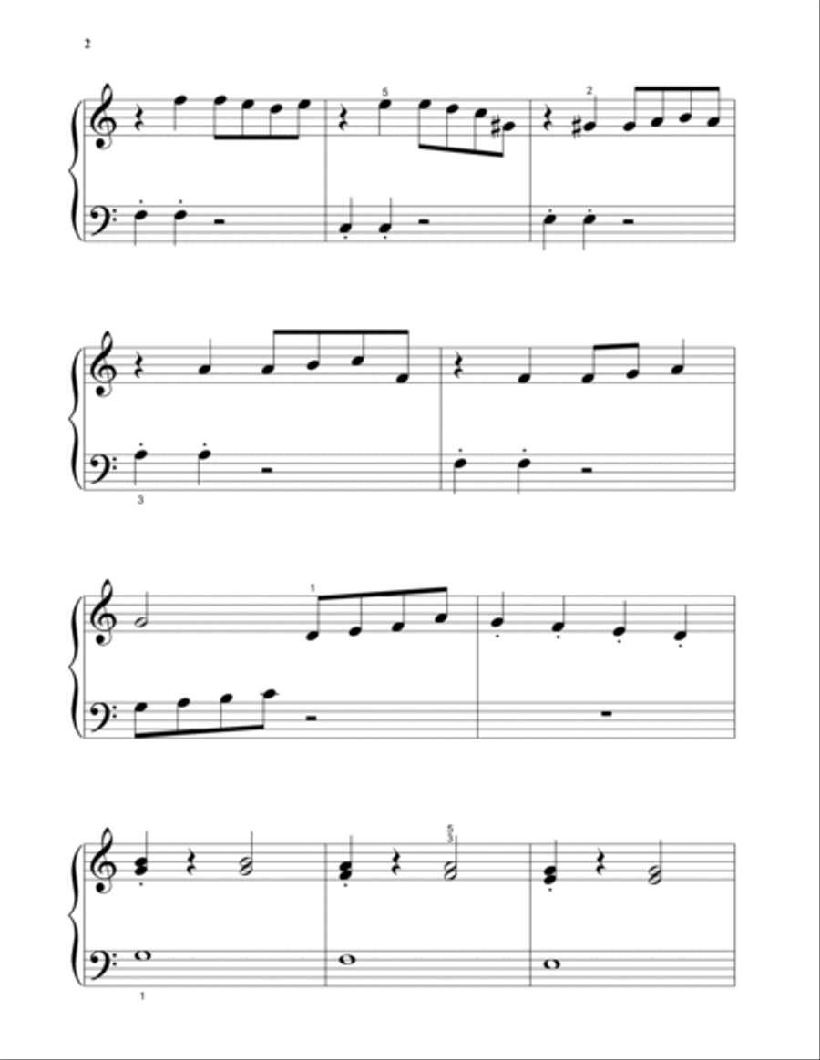 Parks And Recreation Theme Piano Solo scores gallery preview page 2