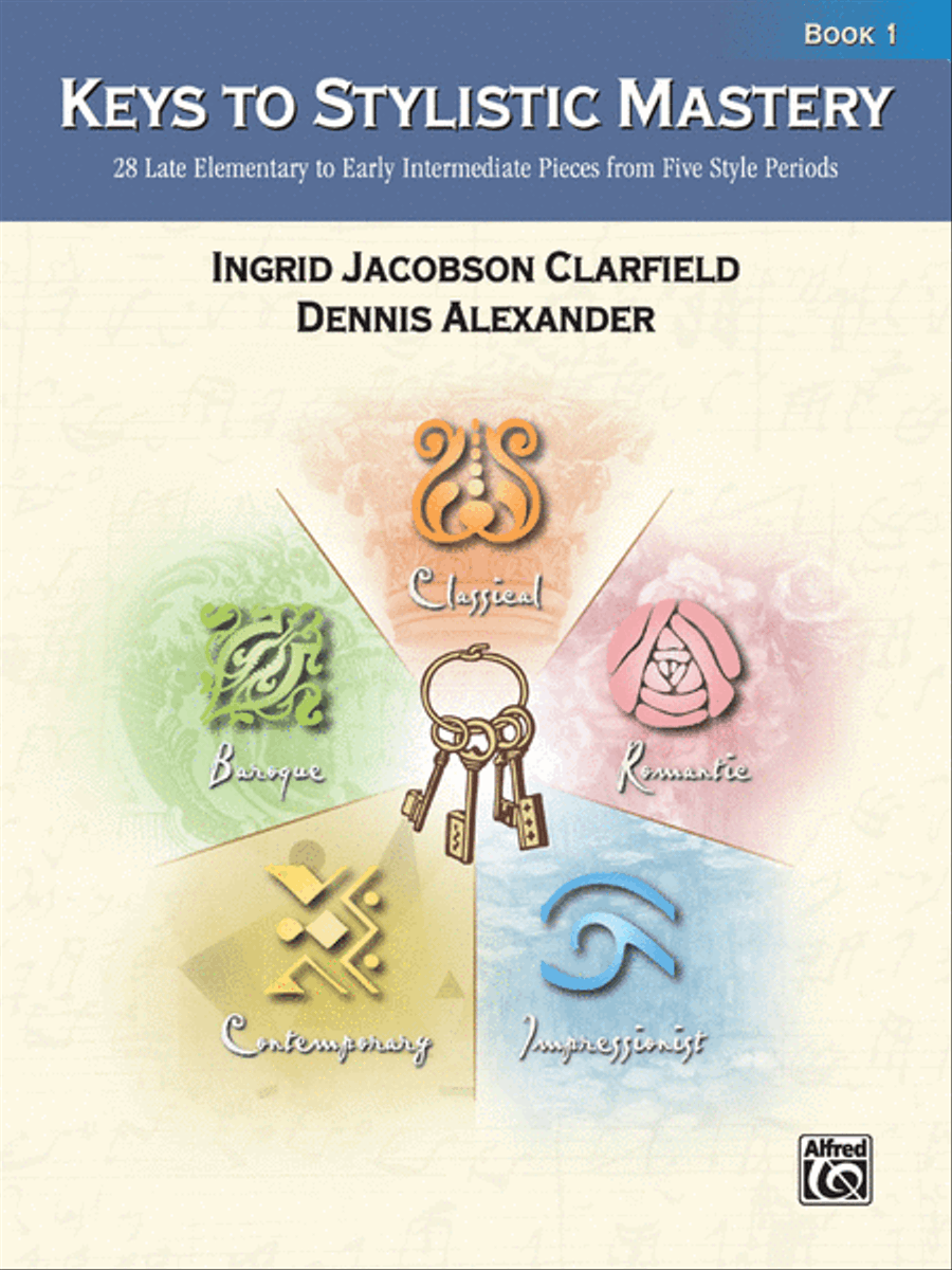 Keys to Stylistic Mastery, Book 1 Easy Piano scores gallery preview page 1