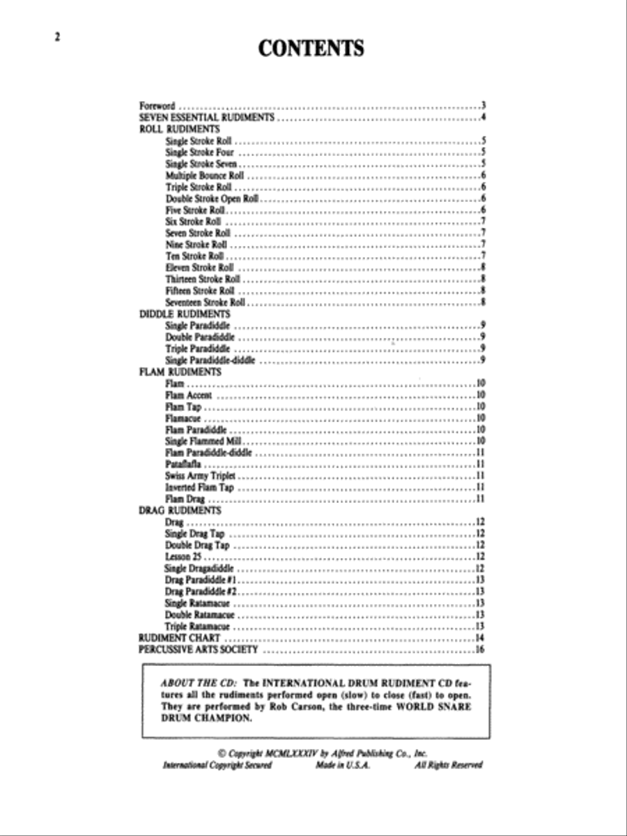 International Drum Rudiments (Book/CD) Percussion scores gallery preview page 5