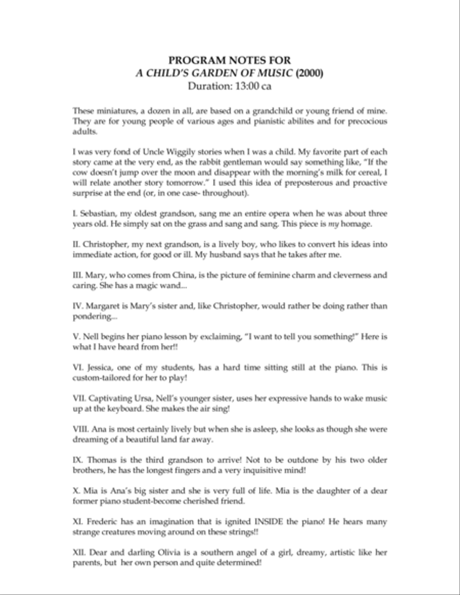 [Austin] A Child's Garden of Music Piano Solo scores gallery preview page 6