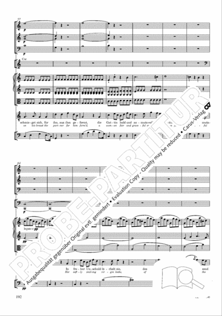 The Creation (Die Schopfung) 4-Part scores gallery preview page 212