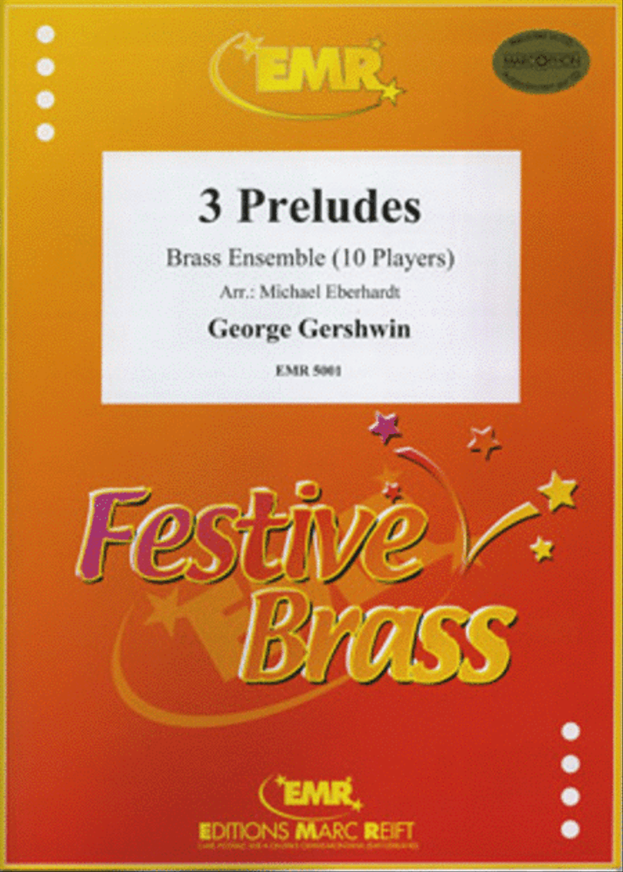 3 Preludes Brass Ensemble scores gallery preview page 1
