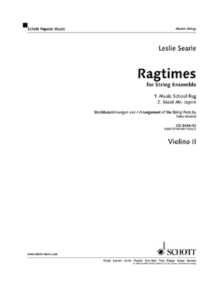 Searle Ragtimes Str Ensemble. Vln.2