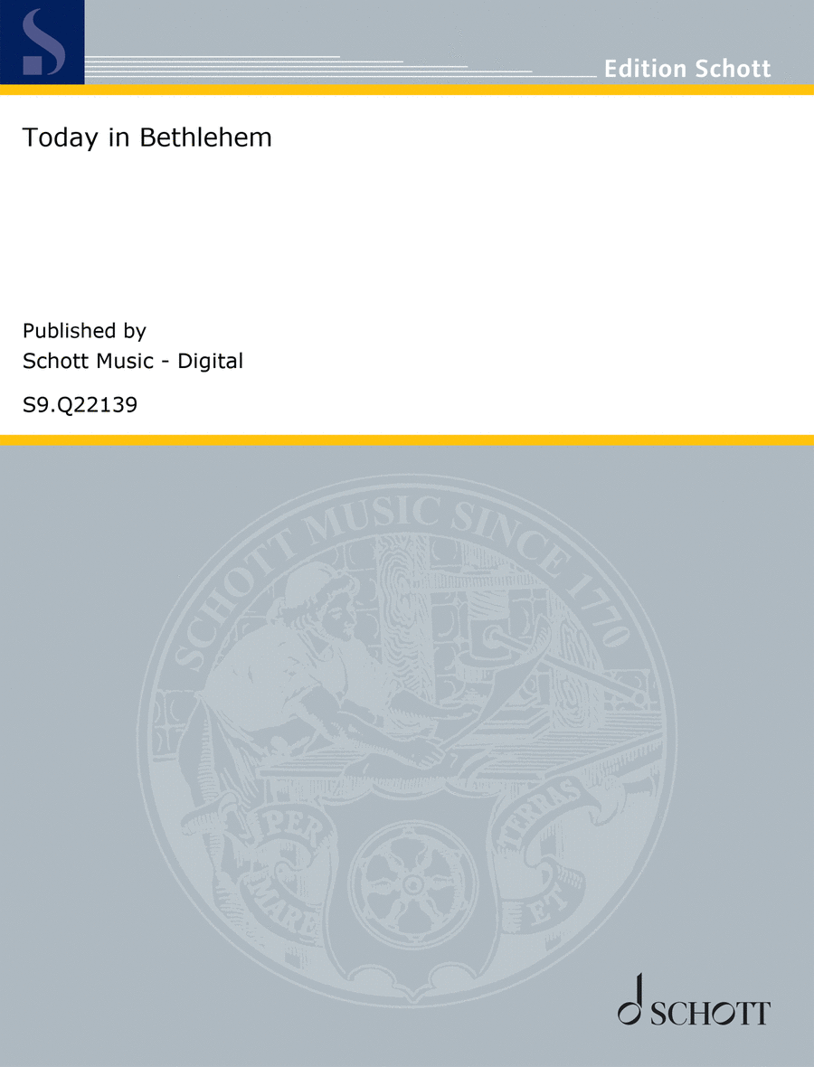 Today in Bethlehem Today in Bethlehem Mixed Choir scores gallery preview page 1