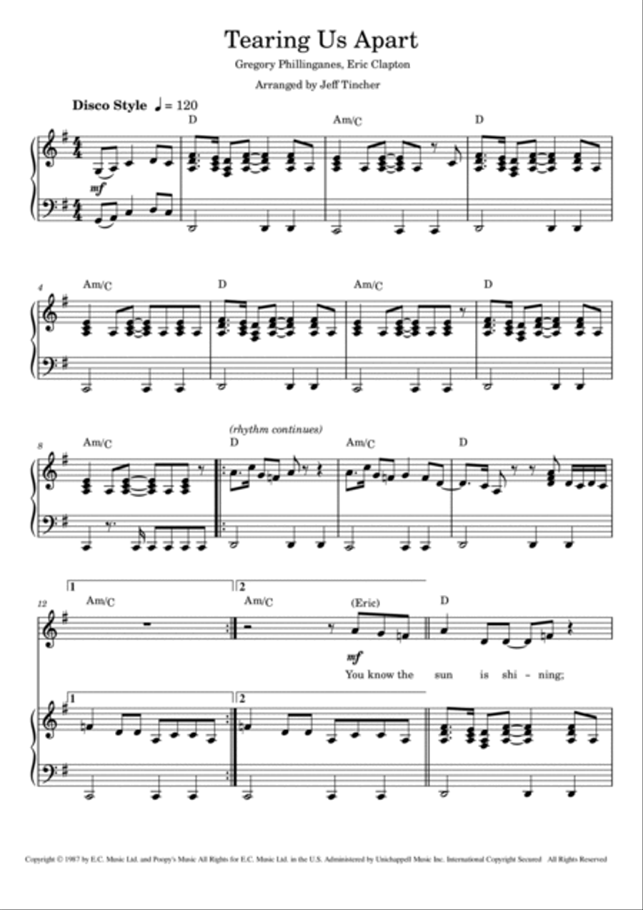 Tearing Us Apart Voice scores gallery preview page 2