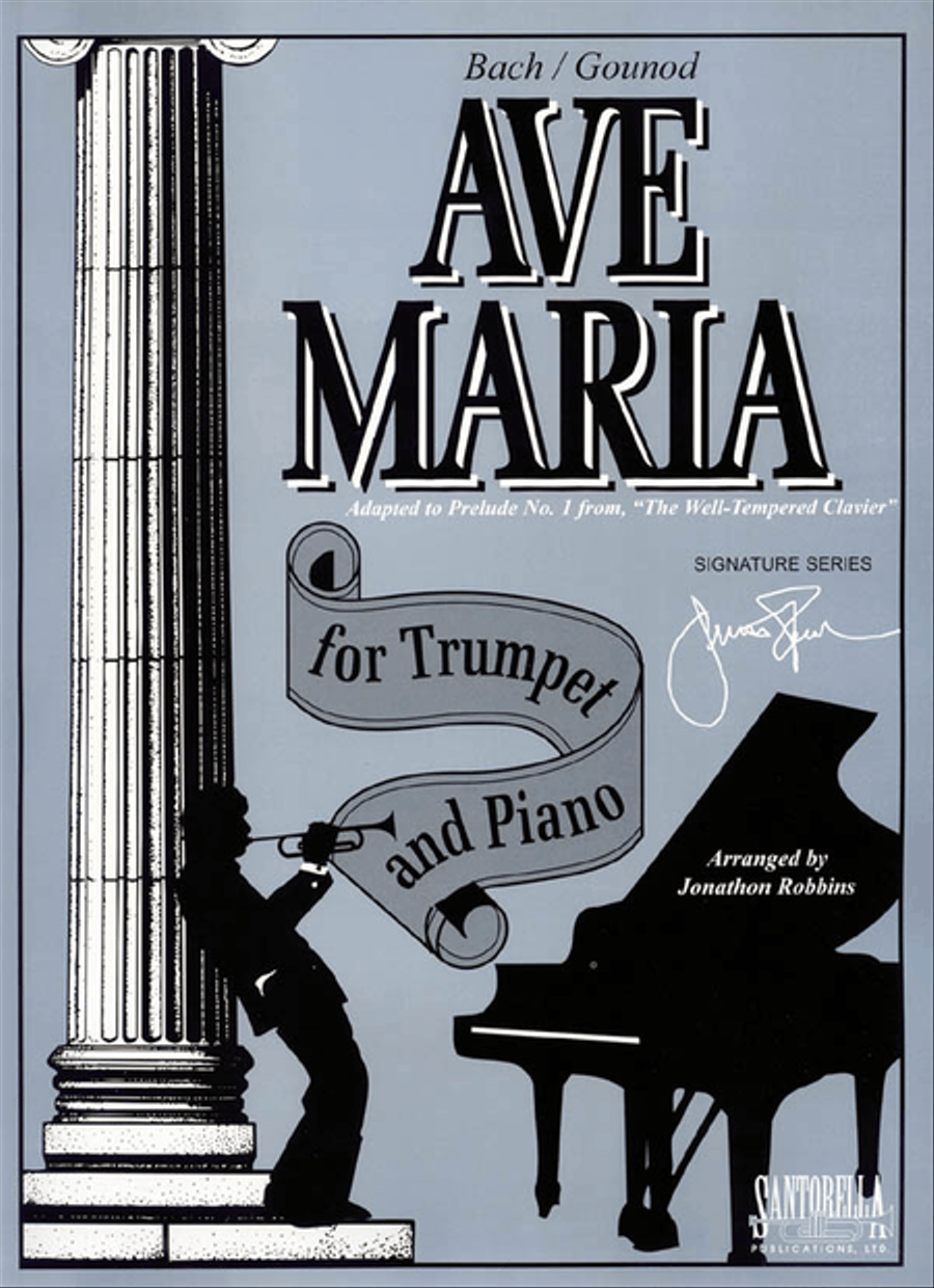 Ave Maria for Trumpet and Piano * Bach - Gounod Trumpet Solo scores gallery preview page 1