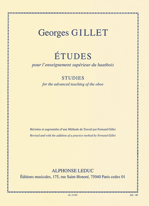 Book cover for Etudes pour l'Enseignement Superieur du Hautbois