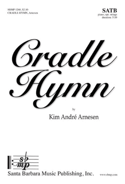 Cradle Hymn - SATB Octavo image number null