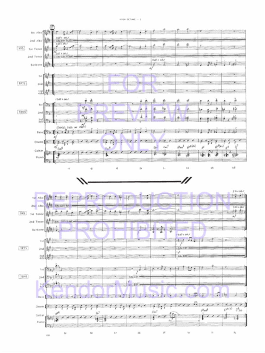 High Octane Jazz Ensemble scores gallery preview page 3