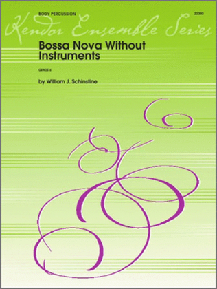 Book cover for Bossa Nova Without Instruments