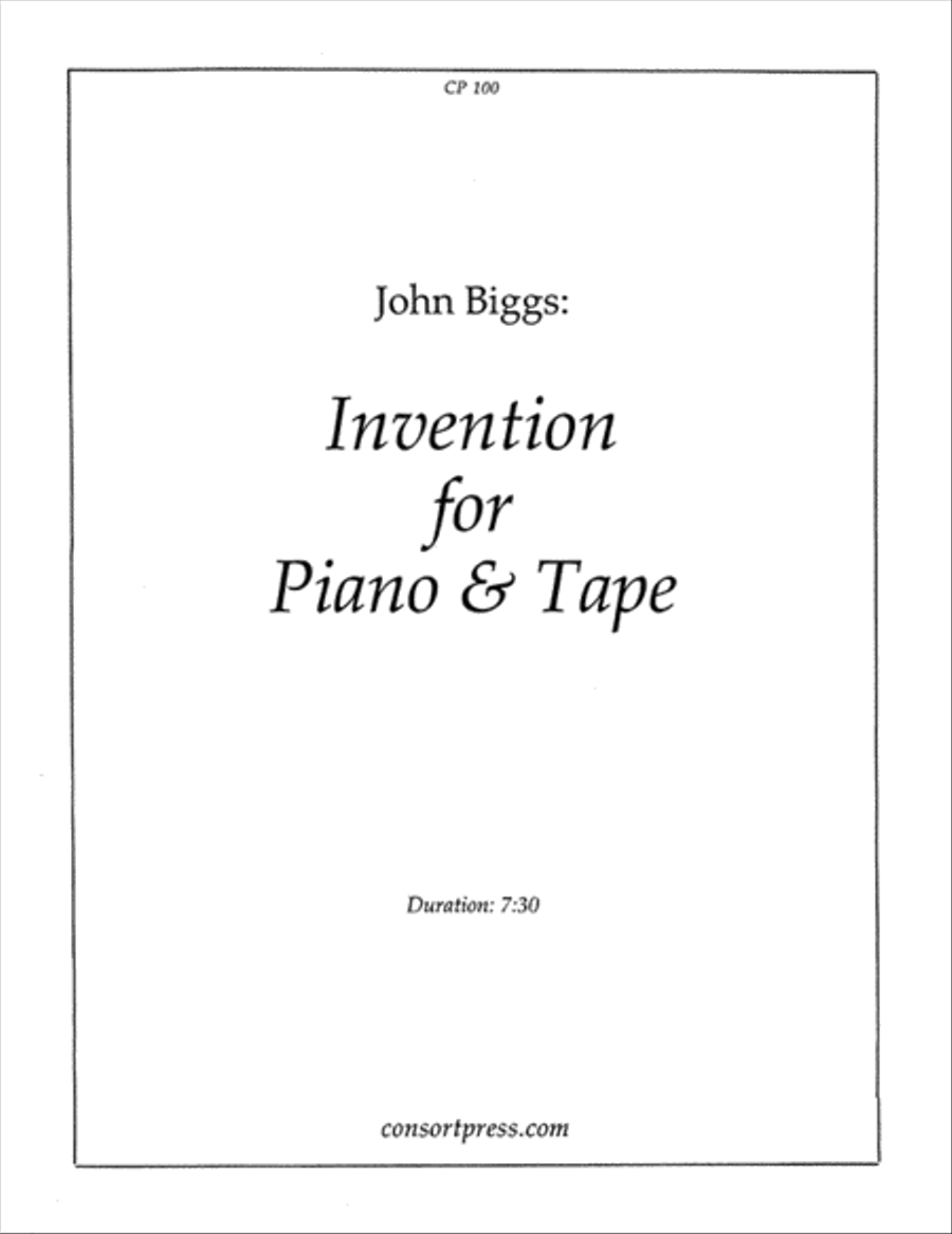 Invention for Piano & Tape