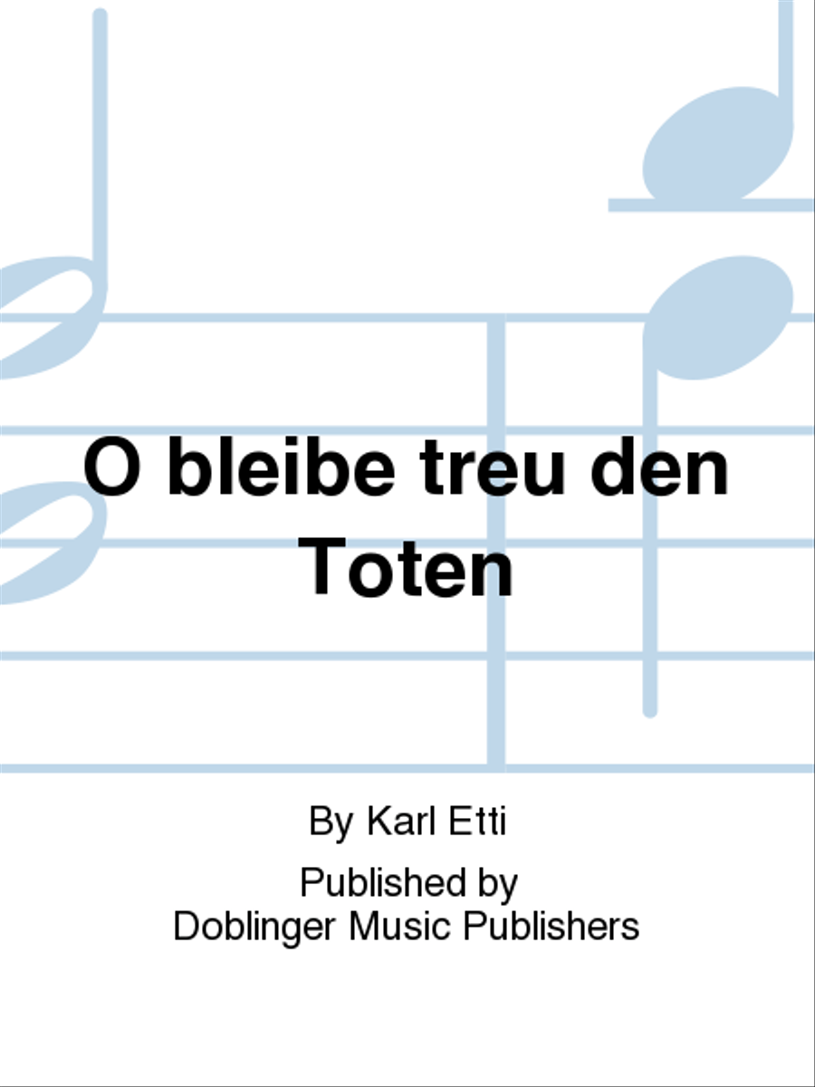 O bleibe treu den Toten 3-Part scores gallery preview page 1