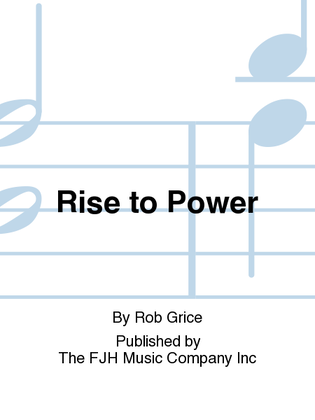 Book cover for Rise to Power