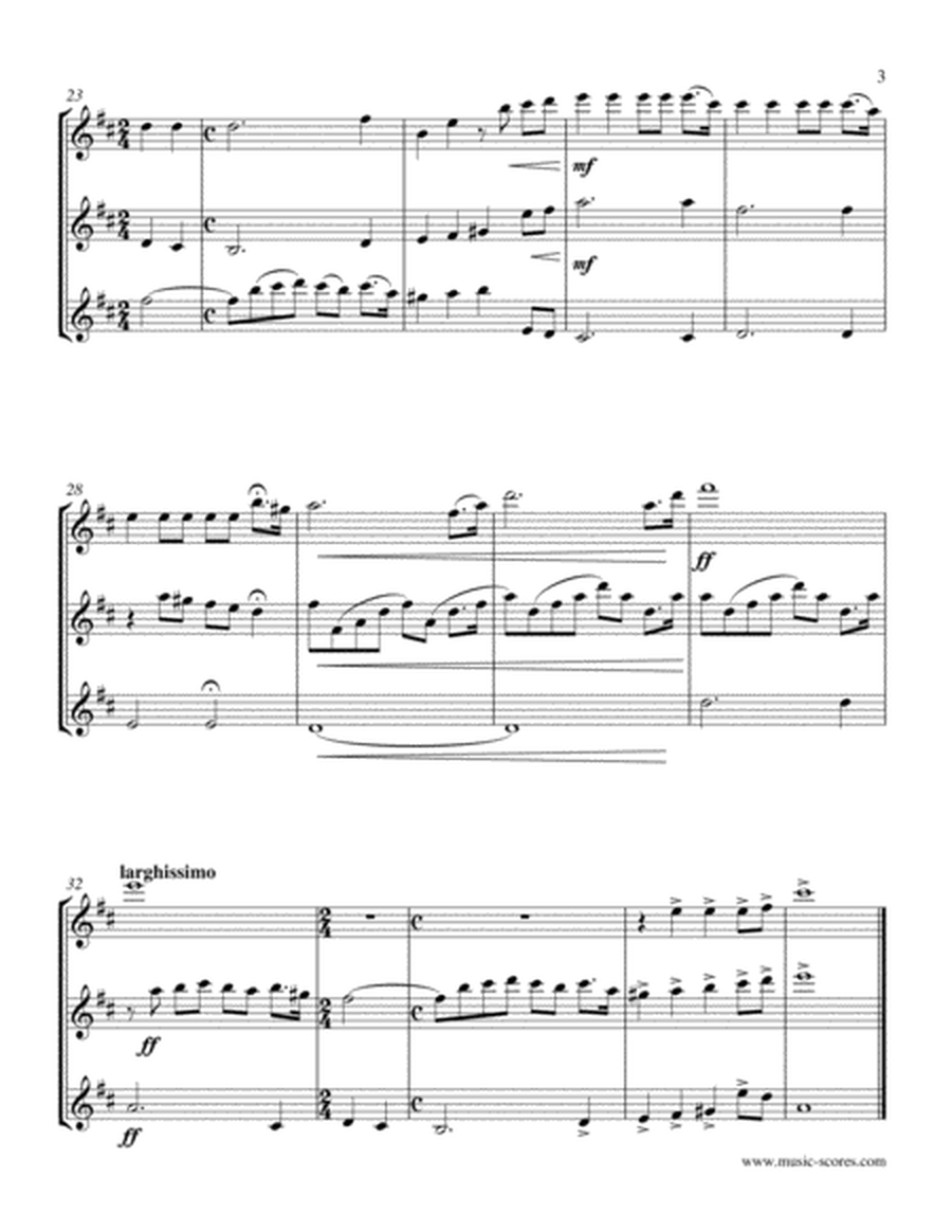 Nessun Dorma - Tenor Saxophone Trio image number null