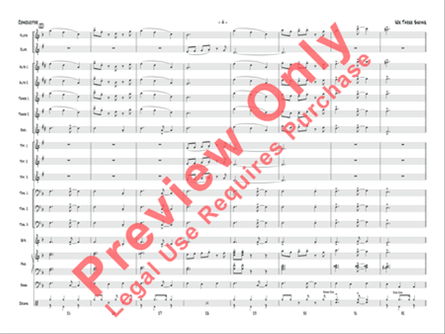 We Three Swing We Three Swing Jazz Ensemble scores gallery preview page 5