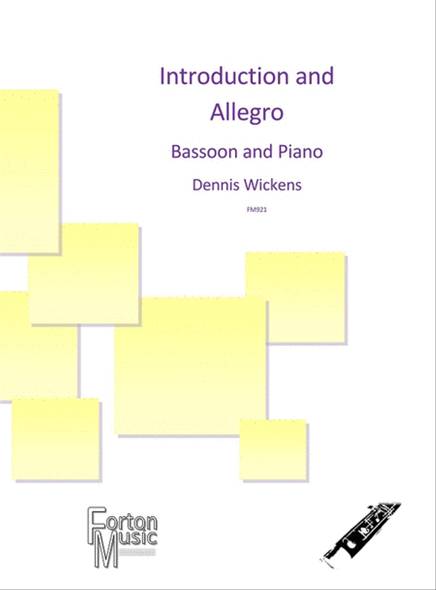 Introduction and Allegro Bassoon Solo scores gallery preview page 1