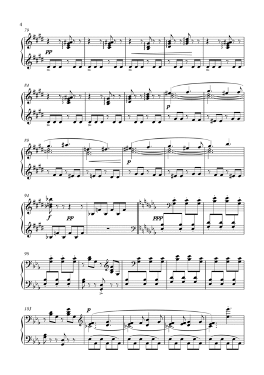Debussy-Tarantelle styrienne for piano solo Piano Solo scores gallery preview page 5