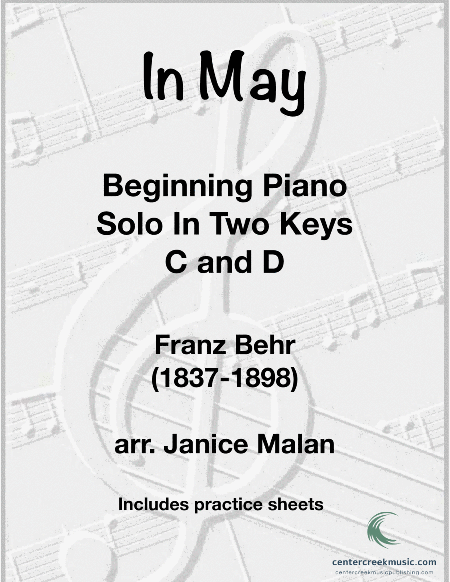 In May in Two Keys for Beginning Piano In May in Two Keys for Beginning Piano Piano Method scores gallery preview page 1