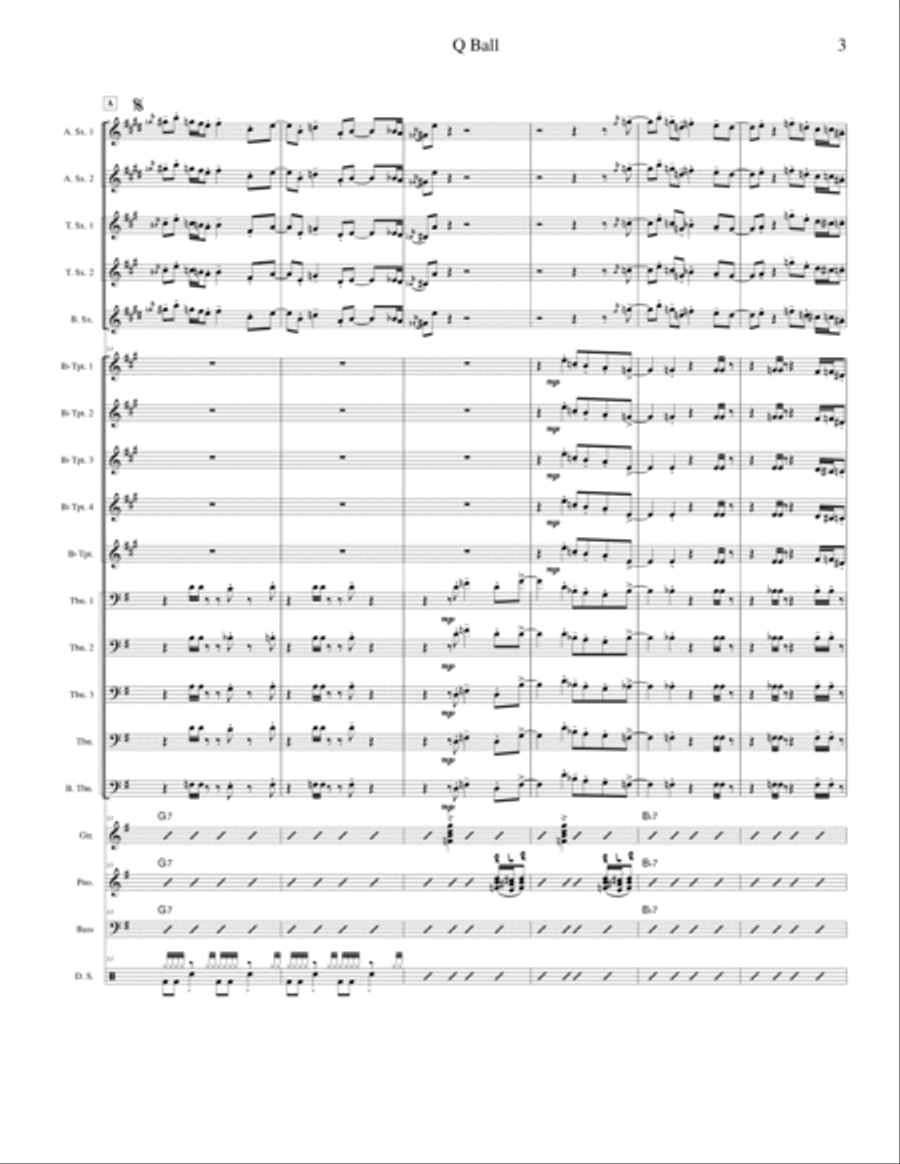 Q Ball Jazz Ensemble scores gallery preview page 4