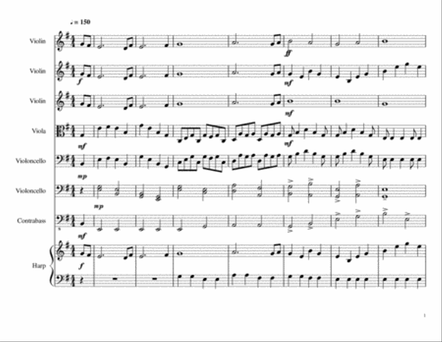 Suspended Hyperdrive Chamber Orchestra scores gallery preview page 2