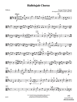 Hallelujah Chorus: Viola