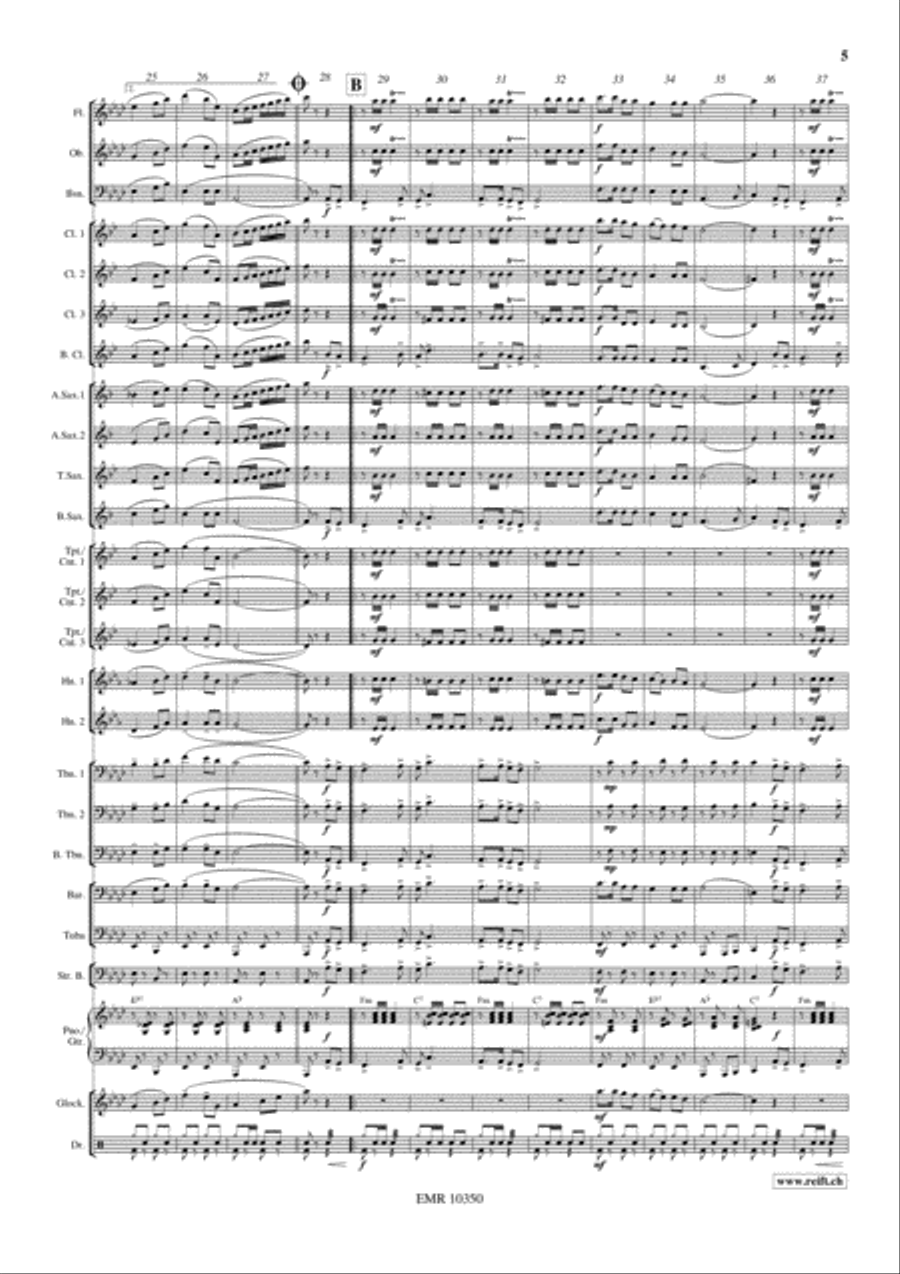 Bohemian Dance Party Bohemian Dance Party Concert Band scores gallery preview page 6