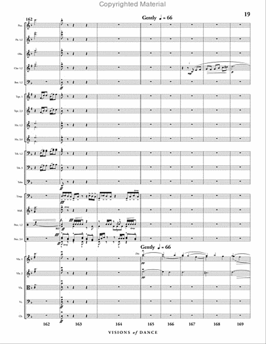 Visions of Dance Full Orchestra scores gallery preview page 20