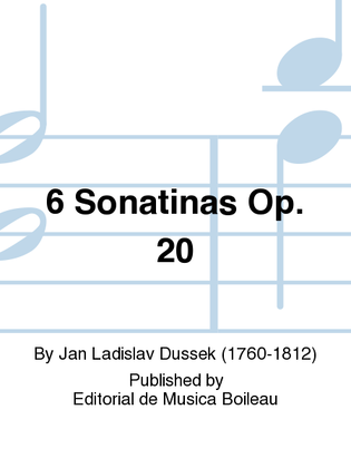 Book cover for 6 Sonatinas Op. 20