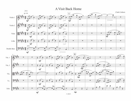 A Visit Back Home (String Quintet) image number null