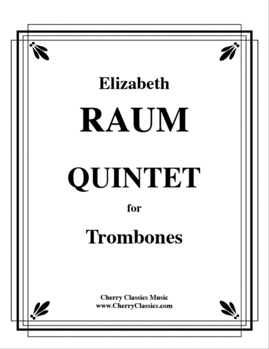Quintet for Trombones Trombone scores gallery preview page 1