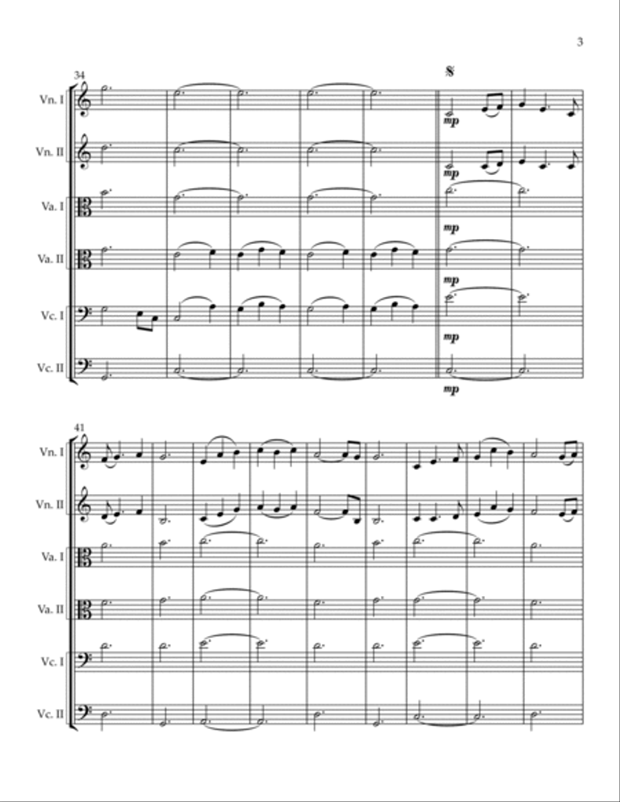 The Sand And The Foam The Sand And The Foam Cello scores gallery preview page 3