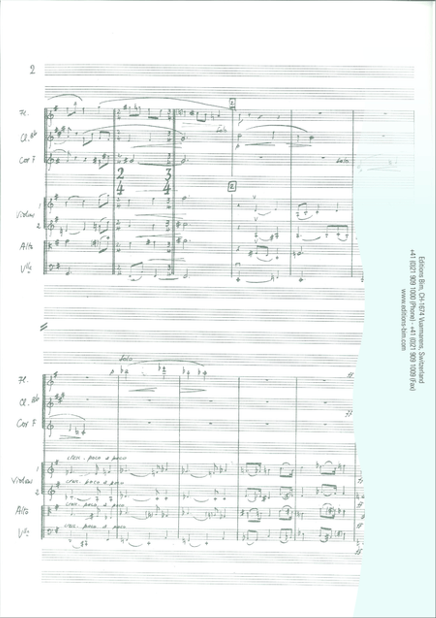 Septuor B-Flat Clarinet scores gallery preview page 3