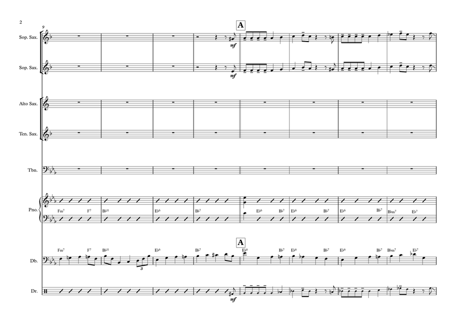 Duet - Count Basie Jazz Ensemble scores gallery preview page 2