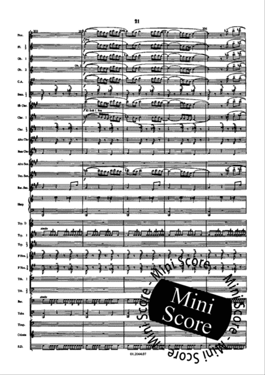 Bolero Concert Band scores gallery preview page 25