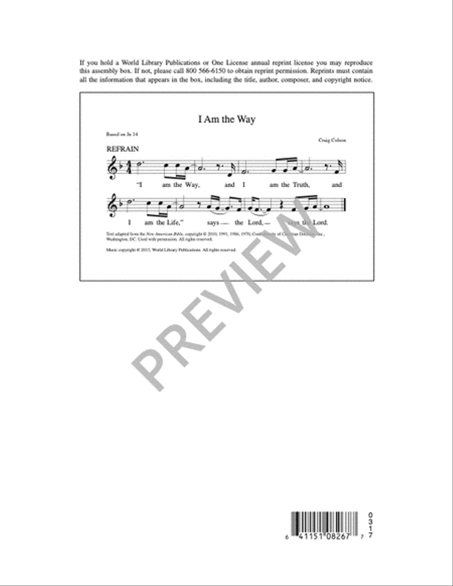 I Am the Way 3-Part scores gallery preview page 11