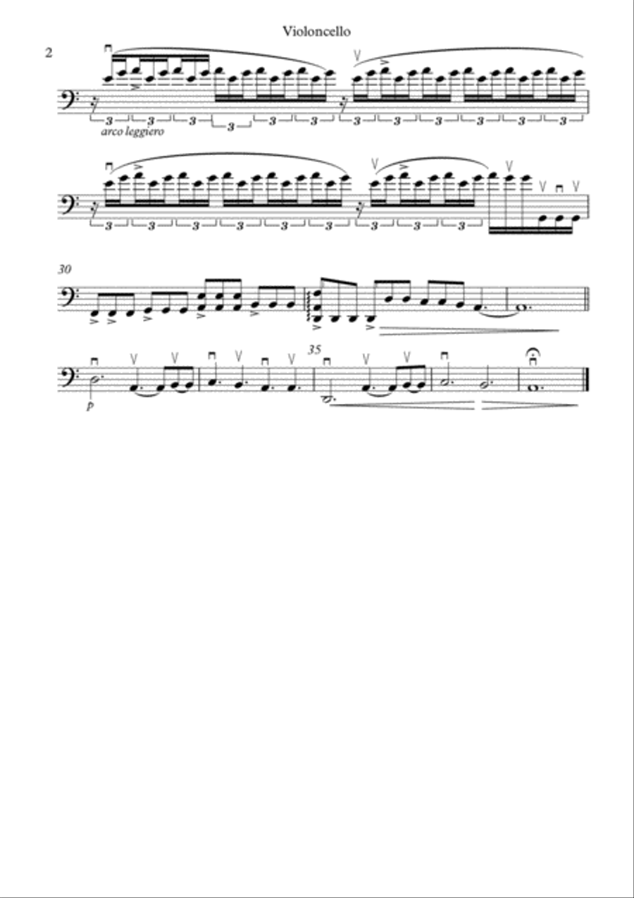 Kissing You String Quartet scores gallery preview page 2