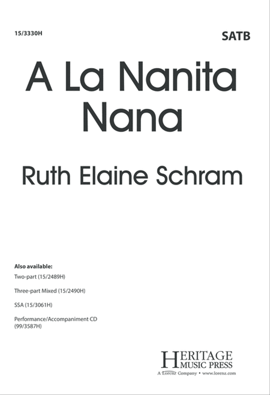 A la Nanita Nana 4-Part scores gallery preview page 1