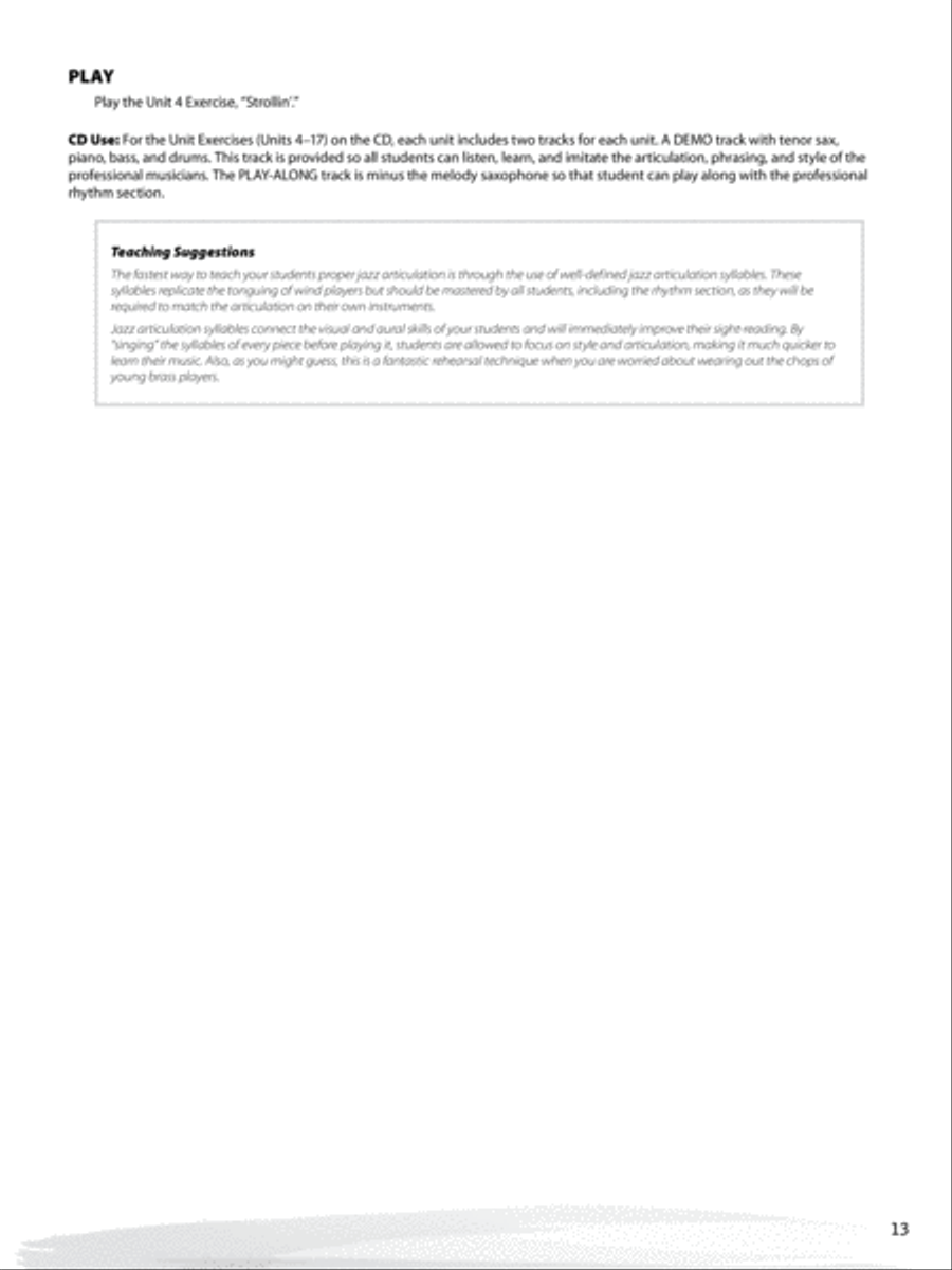 The Articulate Jazz Musician Jazz Ensemble scores gallery preview page 7