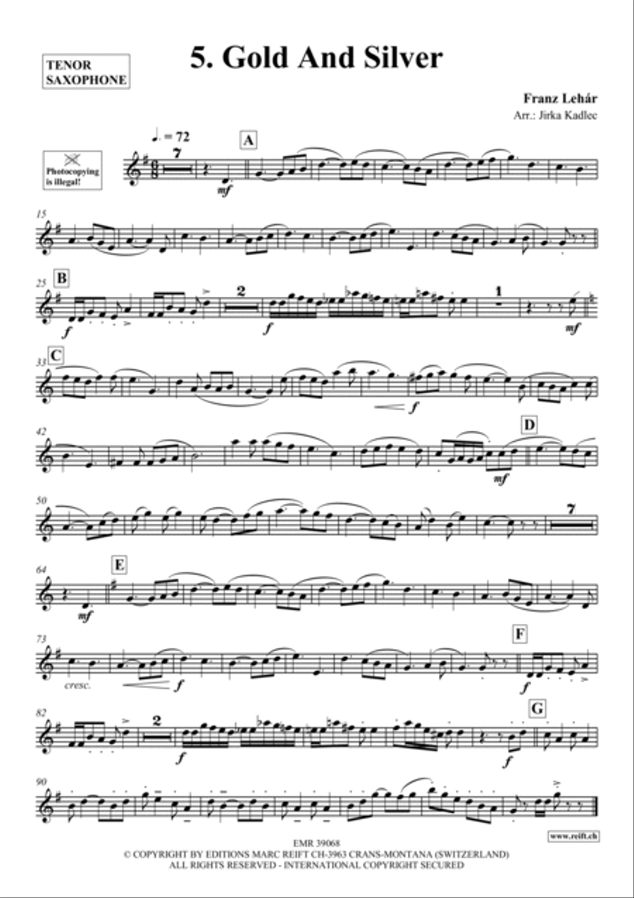 12 Greatest Dance Party Hits Tenor Saxophone scores gallery preview page 6